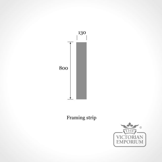 130mm X 800mm Framing Strip For Wall Panelling