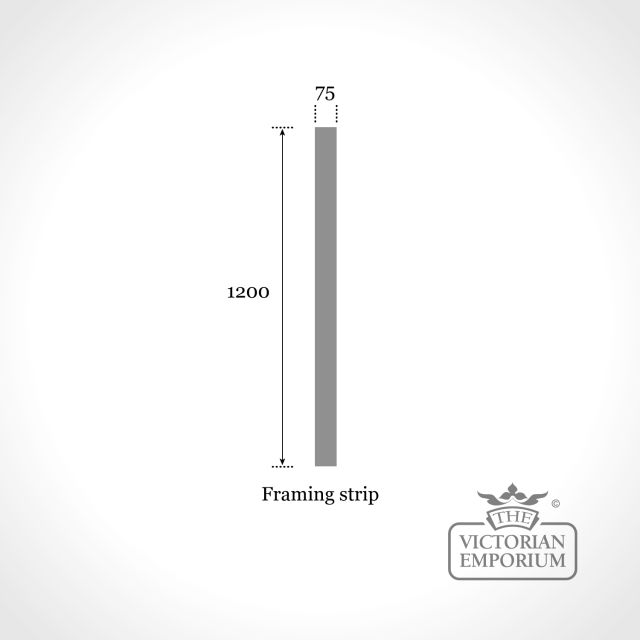 75mm X 1200mm Framing Strip For Wall Panelling