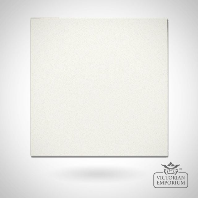Plain Square Or Rectangle Floor Tiles  White