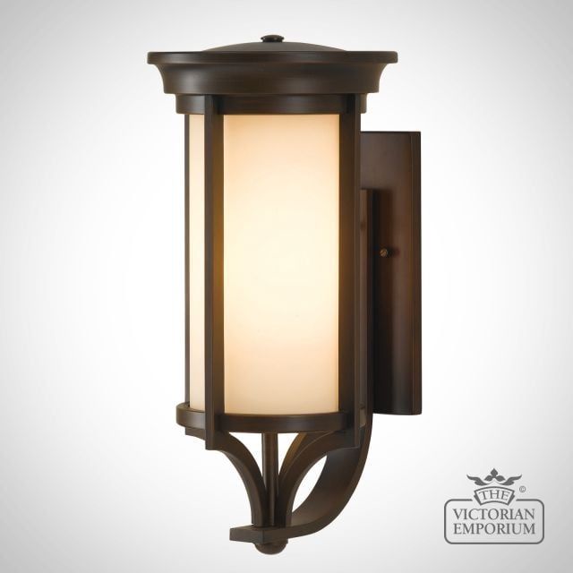 Merrill Wall Lantern In A Rich Bronze Finish Fe Merrill1 M