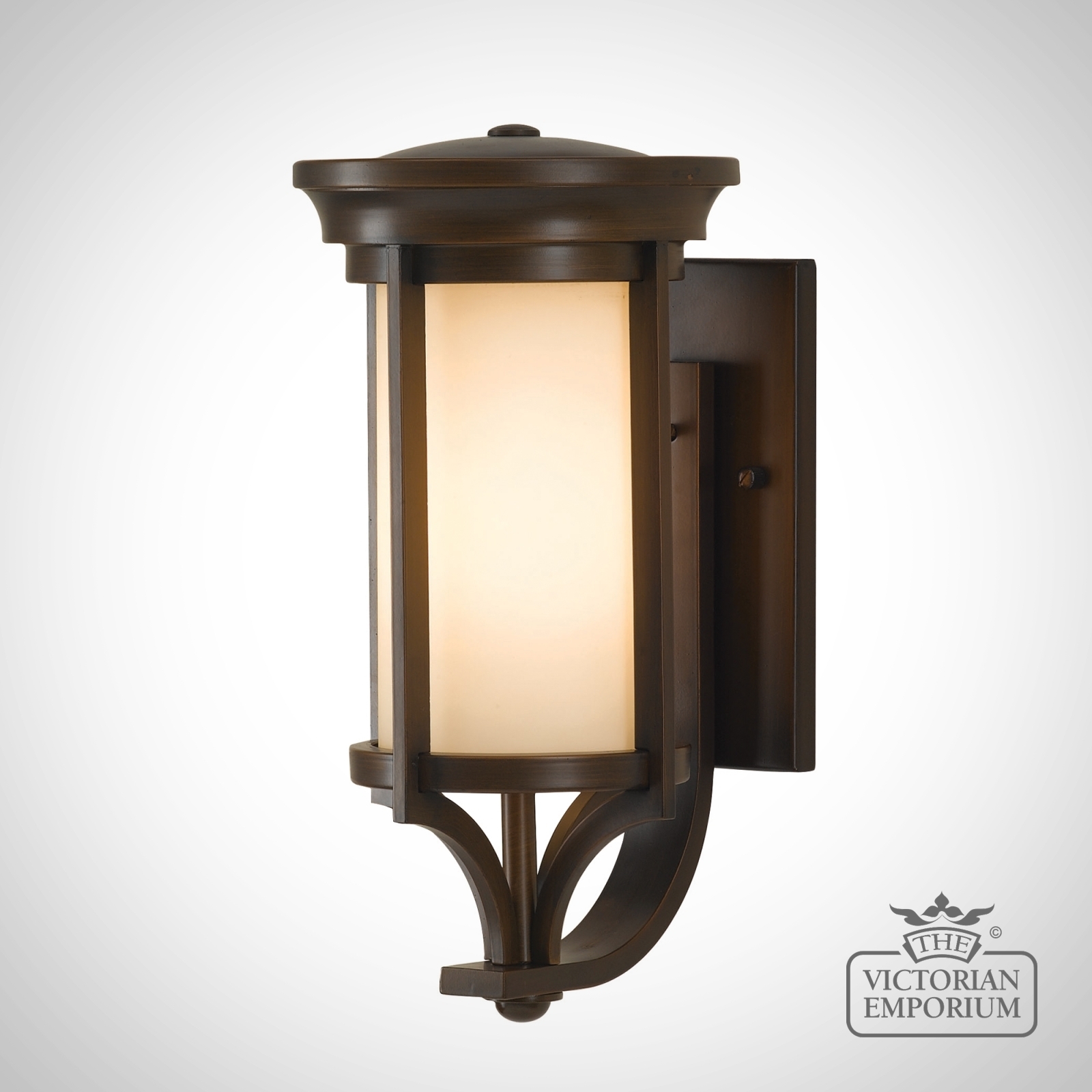 Merrill Wall Lantern in a Rich Bronze Finish - choice of sizes