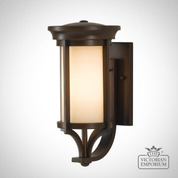 Merrill Wall Lantern in a Rich Bronze Finish - choice of sizes