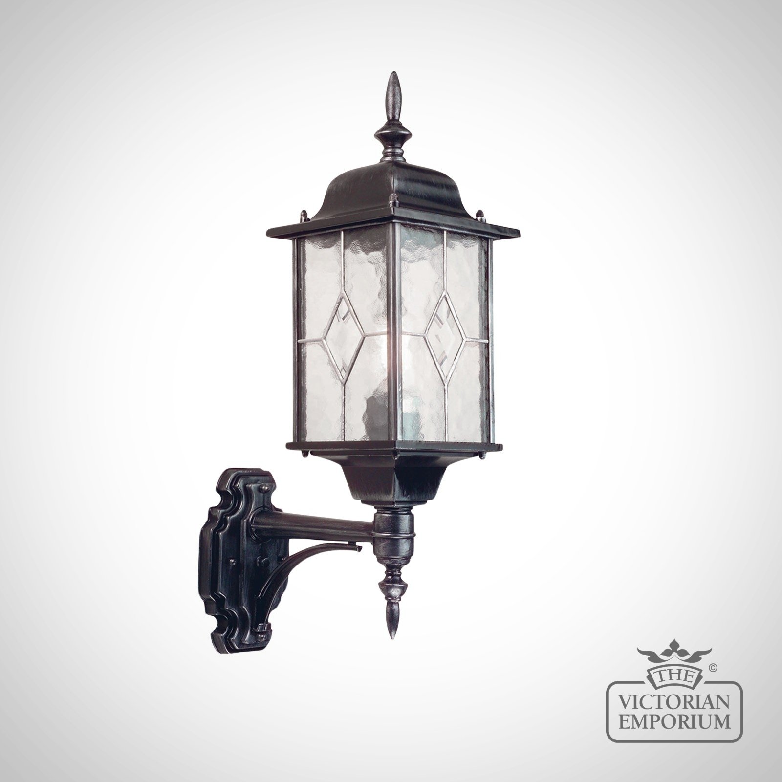 Wexford up wall lantern with optional PIR