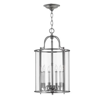 Gentry small pendant in polished pewter
