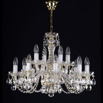 Stunning medium 12 arm chandelier