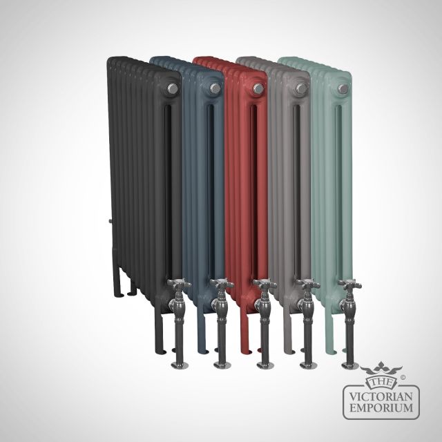 X2 Column Steel Radiators 600mm Ganged Dark Colours