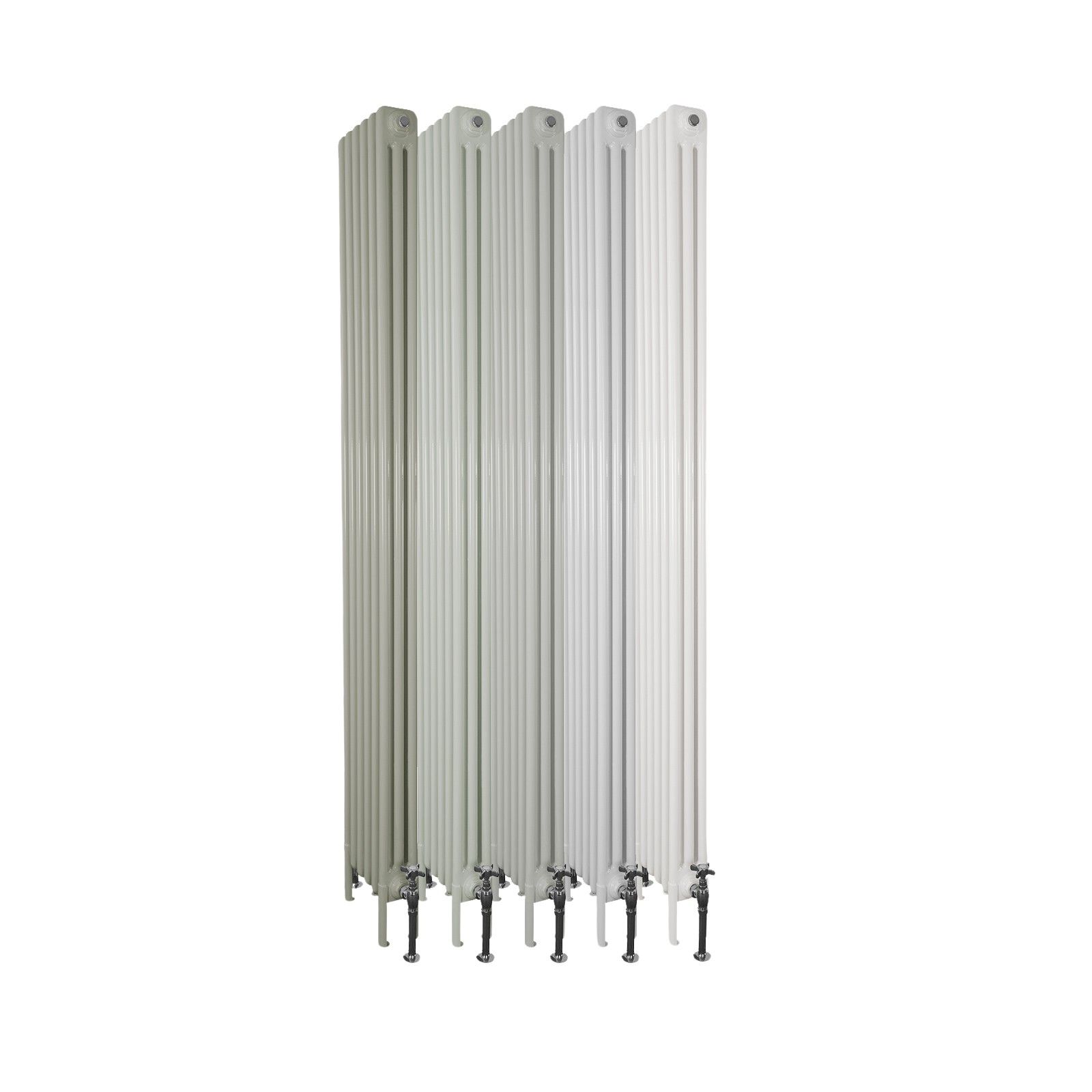 3 Column Plain Tall Steel Column Radiator 1910mm The Victorian Emporium