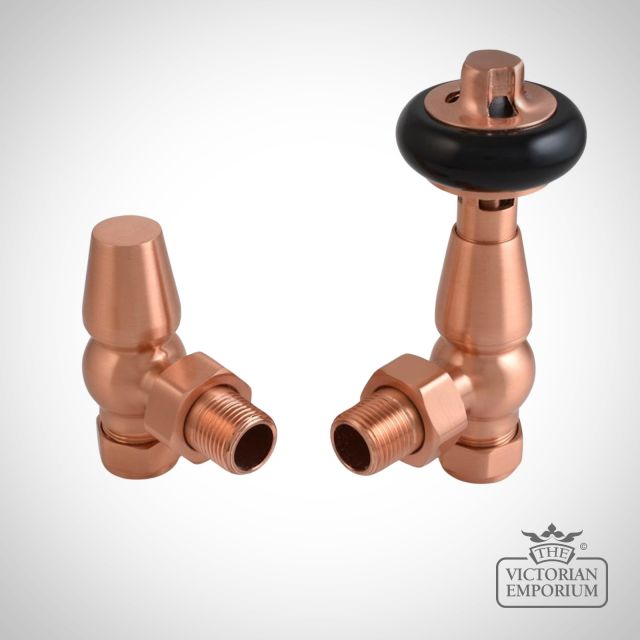 Far Ag Bc 800  Farringdon Angled Thermostatic Or Manual Radiator Valve