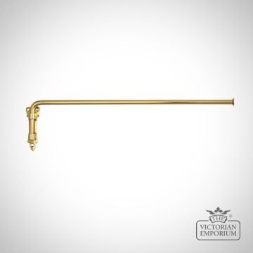 Curtain Drapery Arm Brass Without Eyes