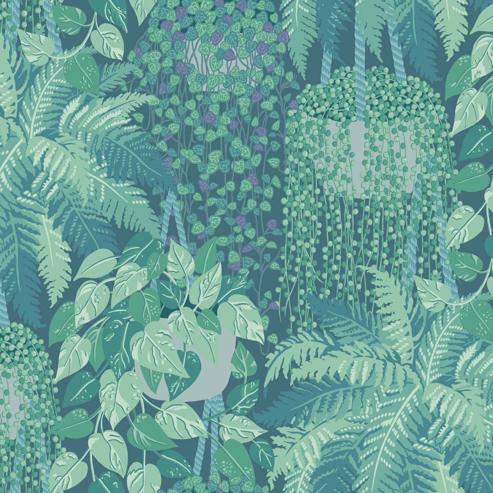 Fern wallpaper in a choice of 2 colourways
