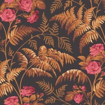 Rose wallpaper in a choice of 3 colourways