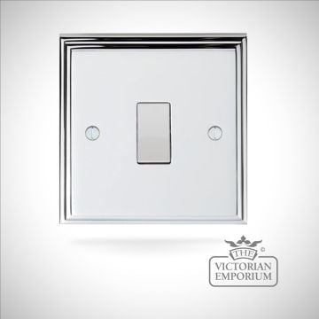 Stepped 1 Gang Switch - brass or chrome or satin chrome