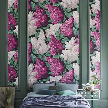 Lilac Grandiflora Print wallpaper