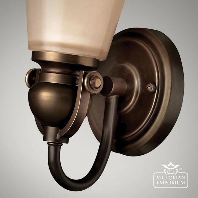 Hk Mayflower1  Mayflower 1 Light Wall Light   Olde Bronze Detail1