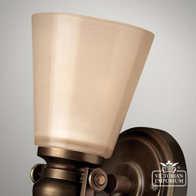 Hk Mayflower1  Mayflower 1 Light Wall Light   Olde Bronze Detail2