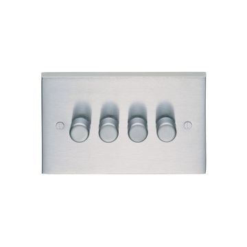 1 Gang 400w Dimmer Switch - Brass, Chrome or Satin chrome