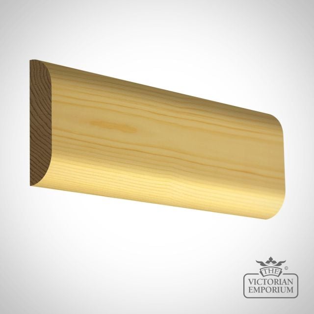 D shaped moulding 25 X 6mm