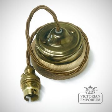 Mainimage Rosependantlightperiod Brass