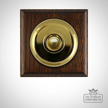 Period plain push button dimmer switch - choice of finishes and gang options