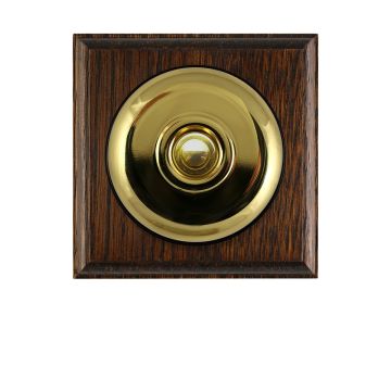 Period plain push button dimmer switch - choice of finishes and gang options