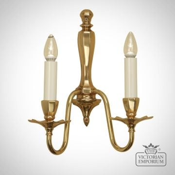 Asquith Twin Wall Light With Or Without Beige Shades Wall Lamp Classic Victorianaby1002w
