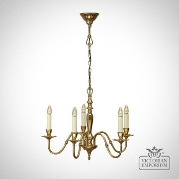 Asquith Five Light Pendant With Or Without Beige Shades Chandelier Pendent Lamp Classic Victorianaby1002p5