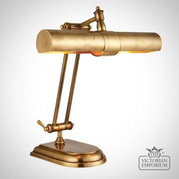 Winchester Adjustable Solid Brass Table Lamp