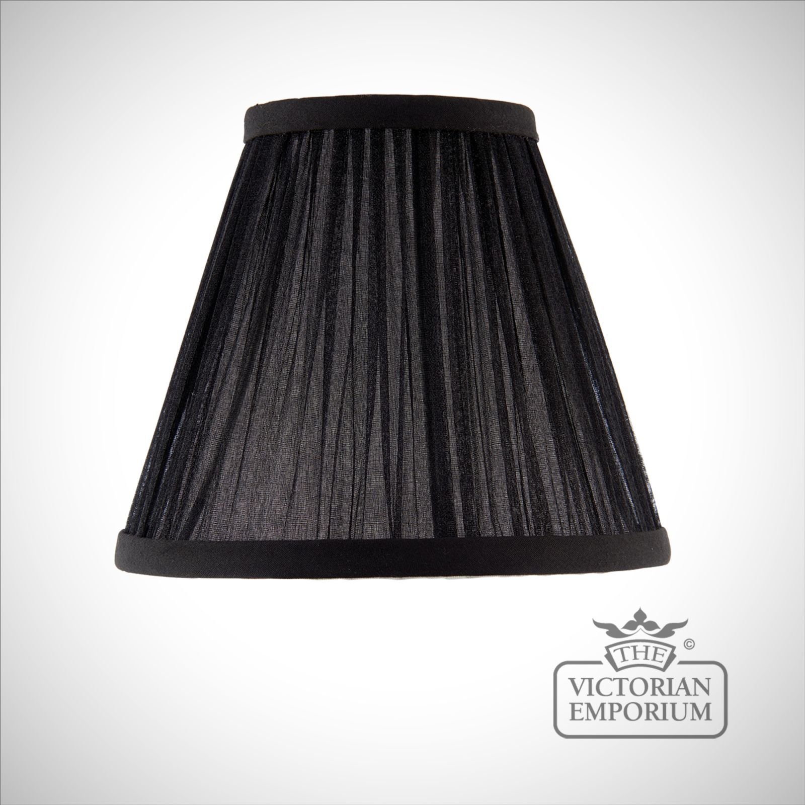 Kemp 6 inch lamp shade in Black or Beige