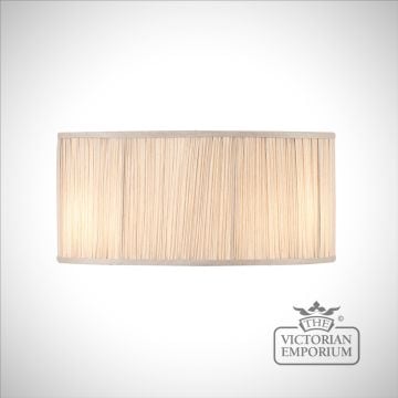 Kemp 17 inch straight lamp shade in Beige or Black