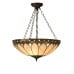 Brooklyn large inverted 3lt pendant fly catcher chain hanging tiffany light 63976