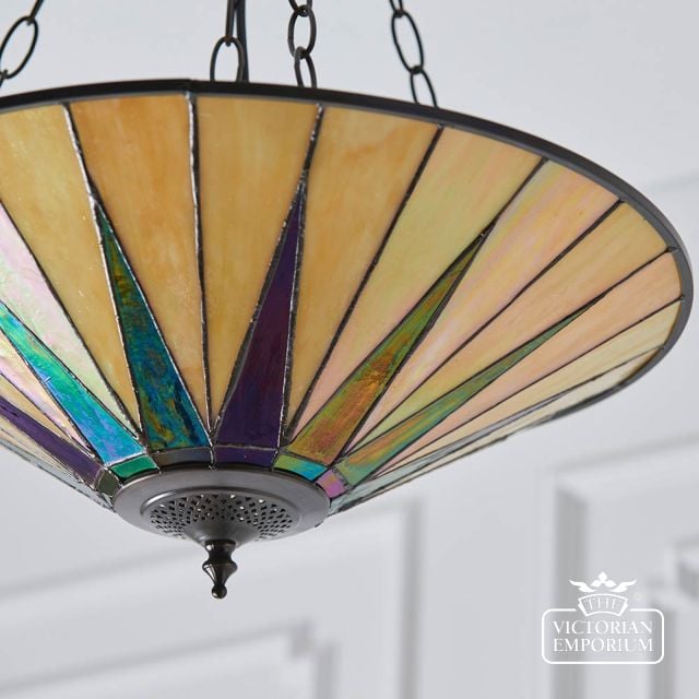 Dark Star Large Inverted 3 Light Pendant  70754 7