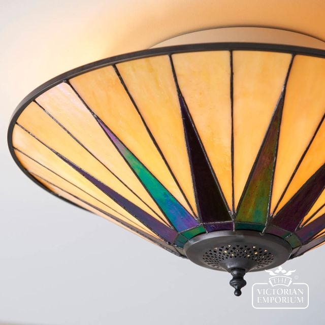 Dark Star Large 2 Light Flush Light  70240 5