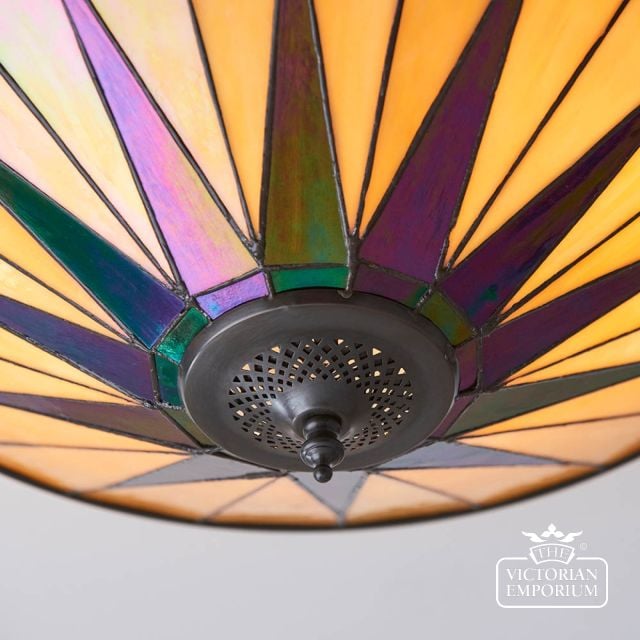 Dark Star Large 2 Light Flush Light  70240 7