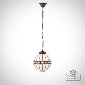 Fargo Globe Pendant Light In A Choice Of Two Sizes