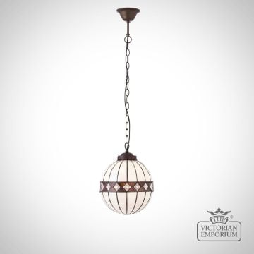 Fargo Globe Light In A Choice Of Two Sizes Pendent Ceiling Tiffany Light 67044
