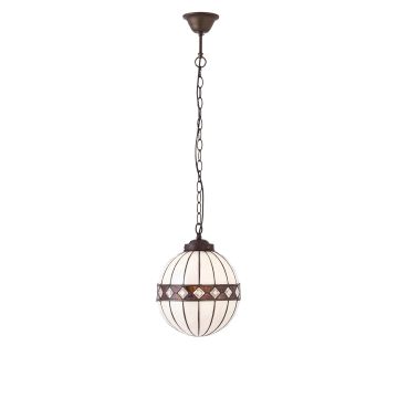 Fargo Globe Light In A Choice Of Two Sizes Pendent Ceiling Tiffany Light 67044
