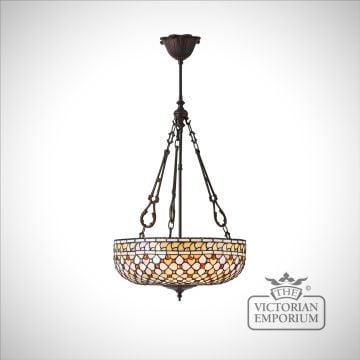 Fly Catcher Chain Hanging Tiffany Light 64277