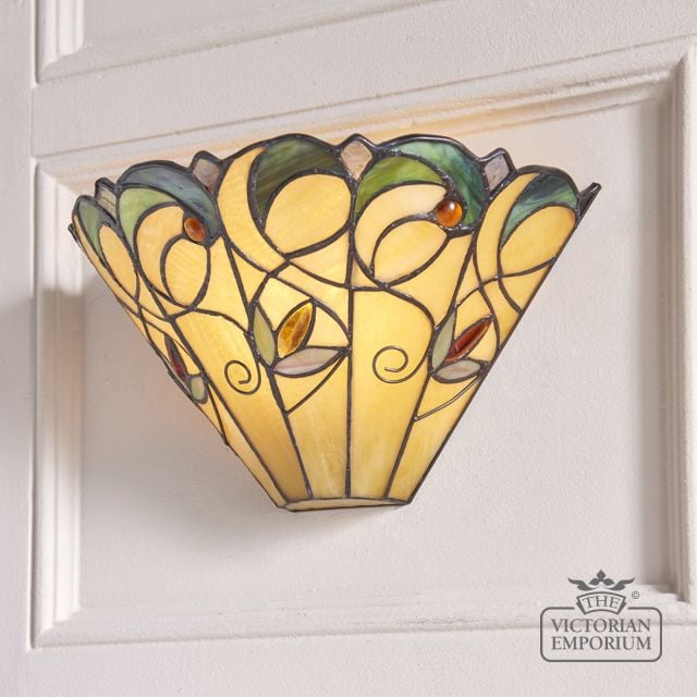 Jamelia Wall Light Tiffany Glass 64198 2