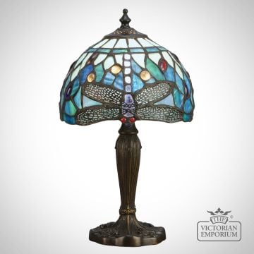 Dragonfly Blue Table Lamp Table Tiffany Light 64088