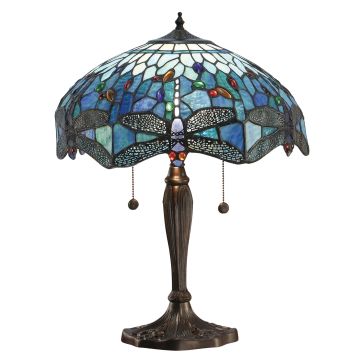 Dragonfly Blue Table Lamp Table Tiffany Light 64089