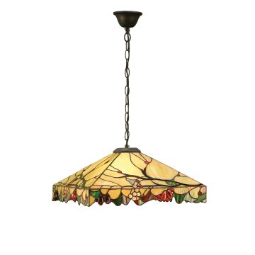 Arbois Medium 1lt Pendant Ceiling Tiffany Light 63902