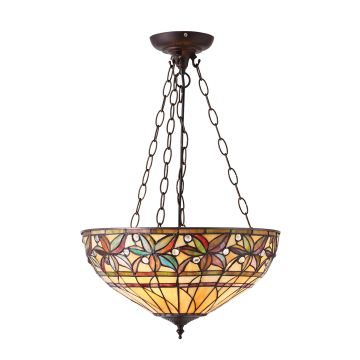 Ashtead Inverted Pendant In Medium Or Large Table Tiffany Light 66401