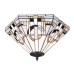 Metropolitan 2lt flush mount light wall uplight tiffany light 70779