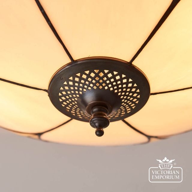 Ingram Large Tiffany Style 2 Light Flush  64182 7