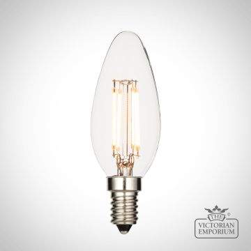 E14 Led Filament Candle 4w Warm White Lamps Bulb 230v Halogen Classic Style61539
