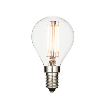 E14 LED filament golf dimmable 4W warm white