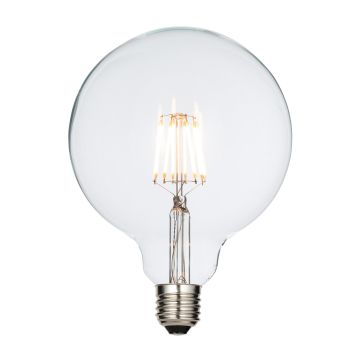 E27 Led Filament Globe Dimmable 125mm 7w Or 2w Warm White Lamps Bulb 230v Halogen Classic Style61683
