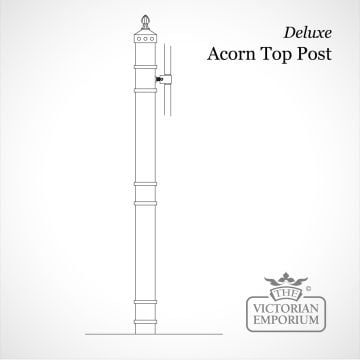Acorn Top Post Drawing