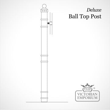Ball Top Post Drawing