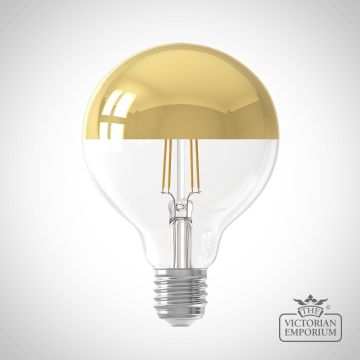Led Filament Mirror Top Light Bulb In Gold Or Chrome Dimmable E27 4w Vintage Edison Light Bulb Lamp E27 Light Bulb Mll029gld